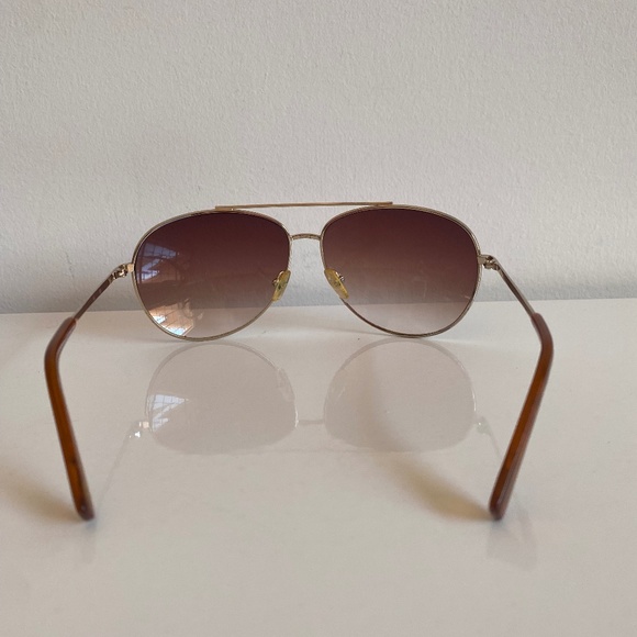 Michael Kors Gold Aviator Sunglasses main image 4